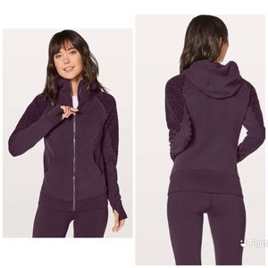 Lululemon Scuba Full Zip Hoodie Light Cotton Fleece  (Size 8)